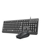 Redragon BS-7543 Wired Keyboard Combo Black HU
