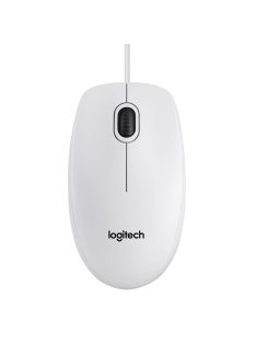 Logitech B100 Optical USB Mouse White