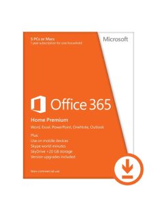   Microsoft Office 365 Home Premium 5 Felhasználó 1 Év HUN Online Licenc