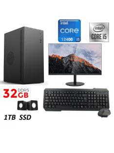   Komplett PC csomag monitorral Intel Core i5 CPU+32GBDDR5+1TB SSD