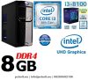 Asztali PC: Intel Core i3 CPU+4GB DDR4 RAM+1TB HDD Asztali PC: Intel Core i3 CPU+4GB DDR4 RAM+1TB HDD